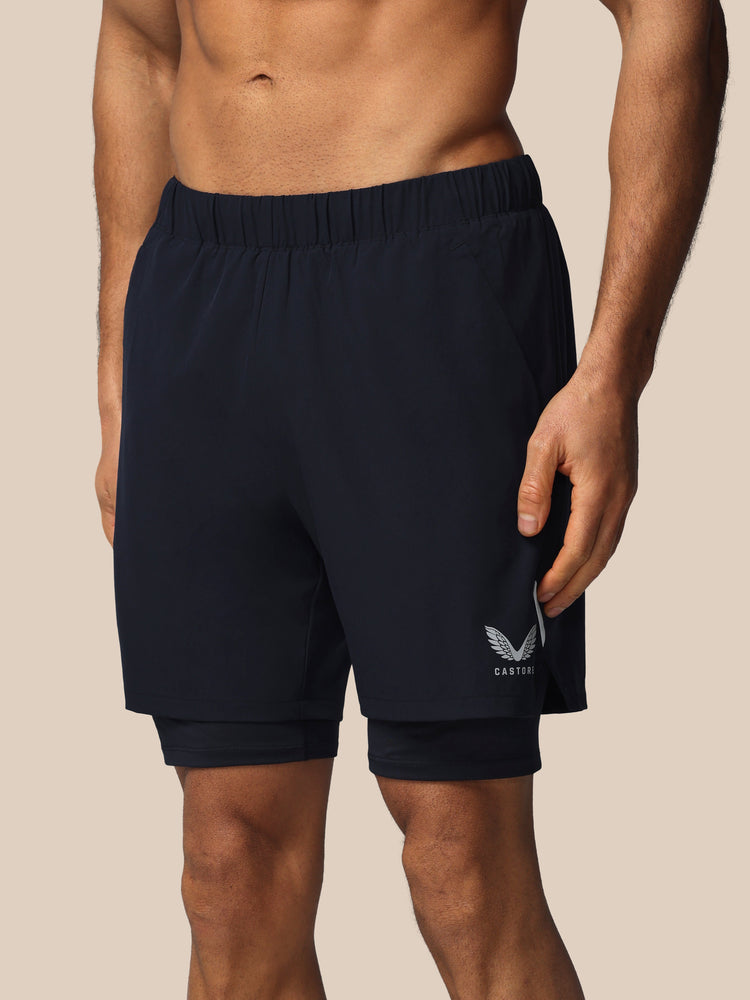Men's Apex 2-in-1 Woven Short - Navy
