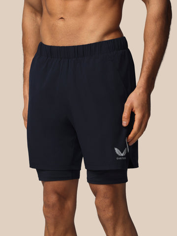 Men's Apex 2-in-1 Woven Short - Navy