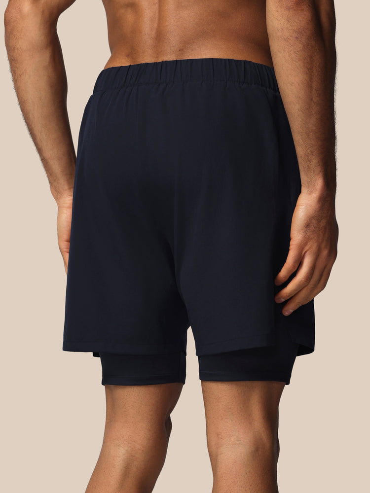 Men's Apex 2-in-1 Woven Short - Navy