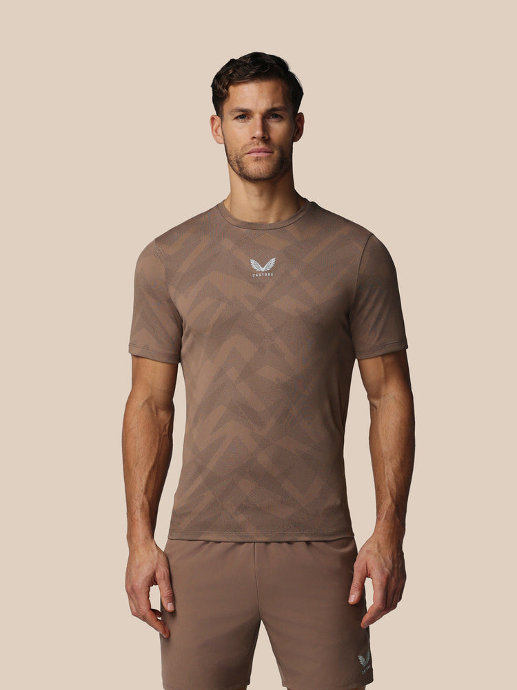 Men's Apex Engineered Short Sleeve T-Shirt - Deep Taupe