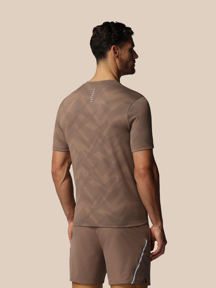 Men's Apex Engineered Short Sleeve T-Shirt - Deep Taupe