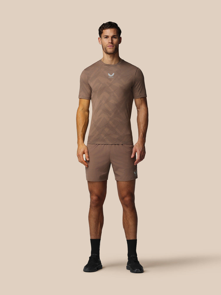 Men's Apex Engineered Short Sleeve T-Shirt - Deep Taupe