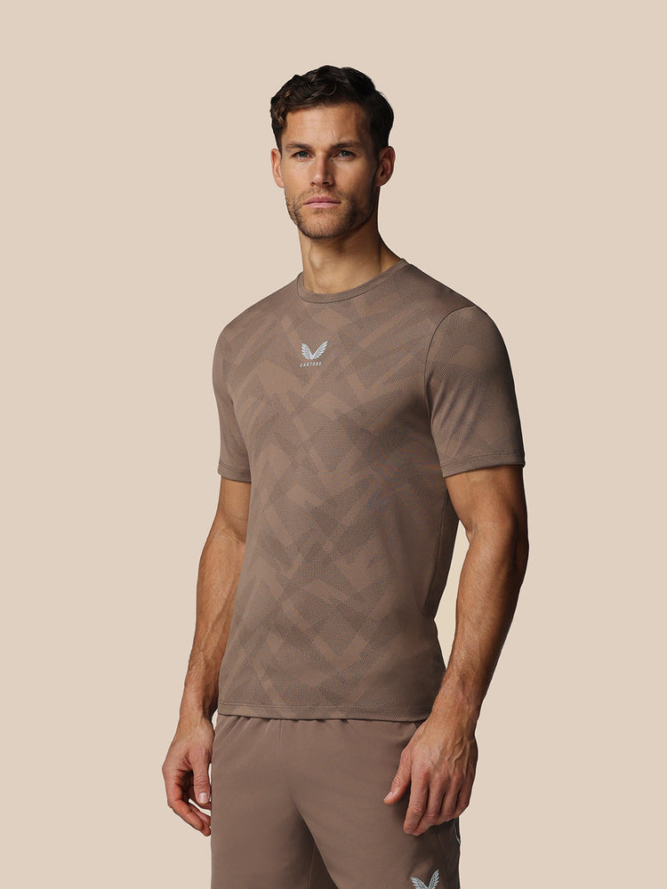 Men's Apex Engineered Short Sleeve T-Shirt - Deep Taupe