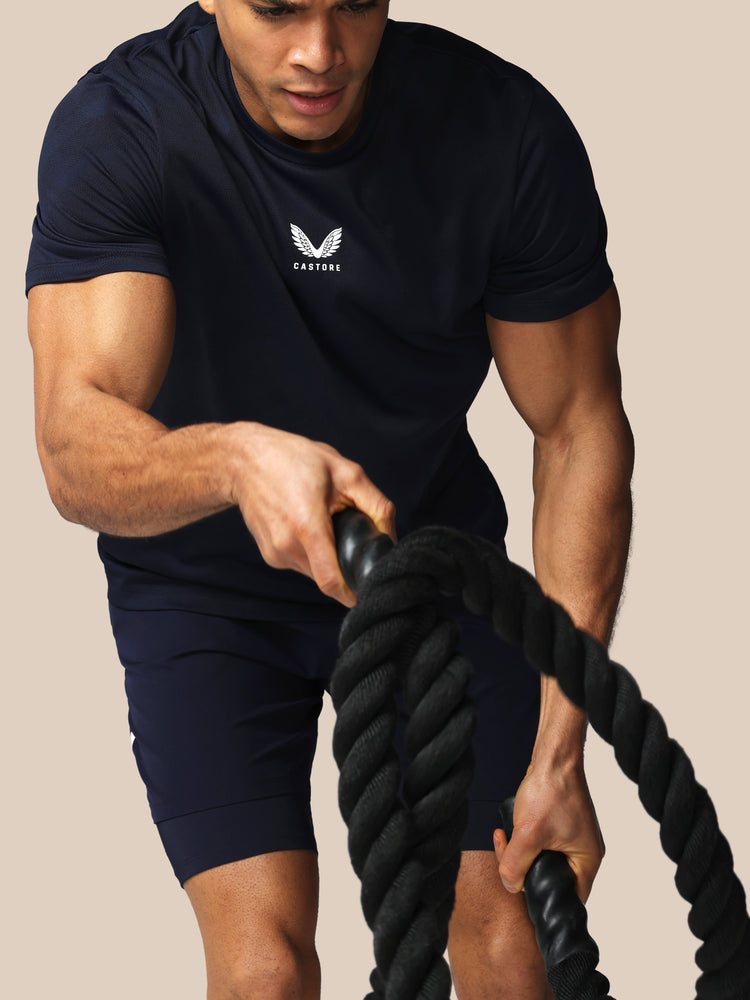 Men's Apex Engineered Short Sleeve T-Shirt - Navy
