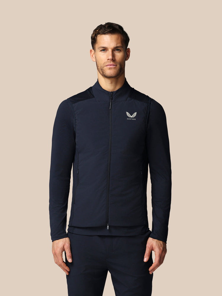 Men's Golf LVS Hybrid Gilet - Navy