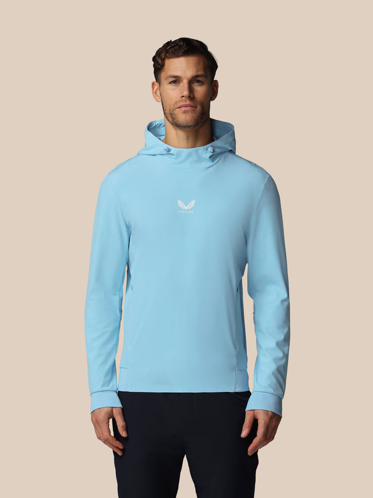 Men's Golf Performance Hoodie - Sky Blue