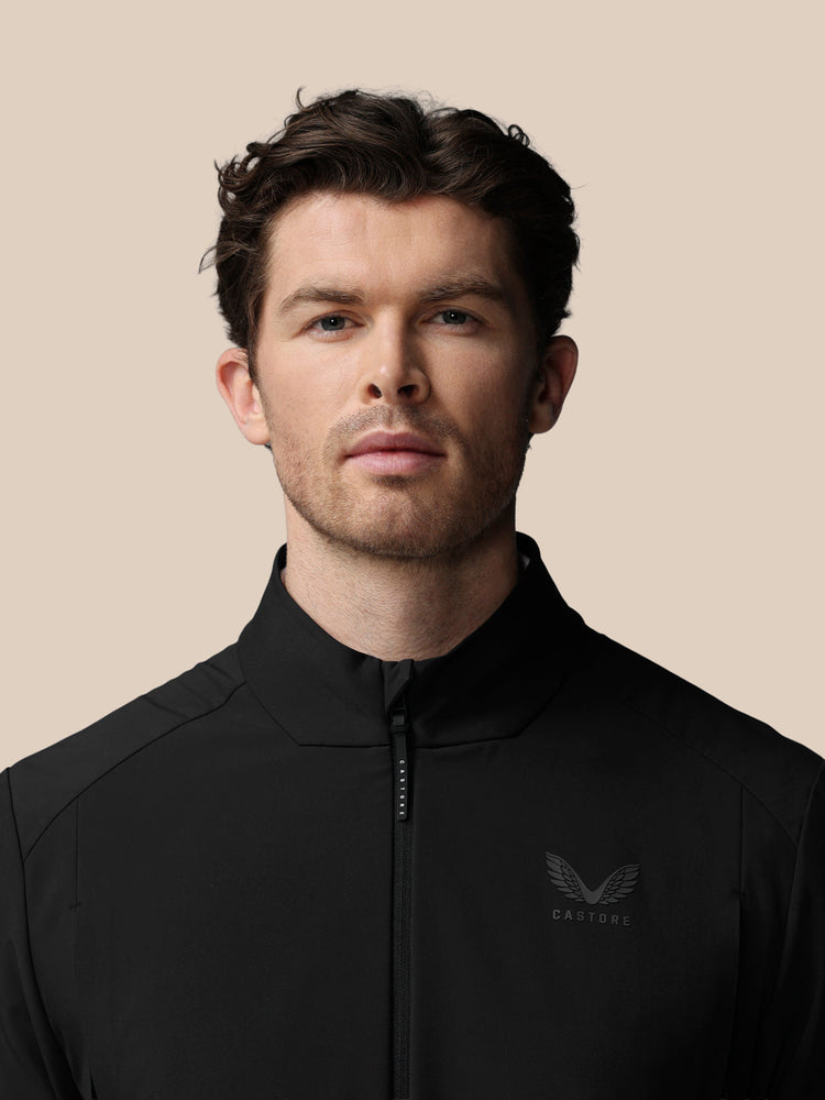 Men's Golf LVS Woven Jacket - Black
