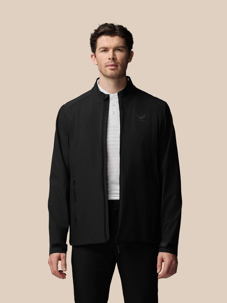 Men's Golf LVS Woven Jacket - Black