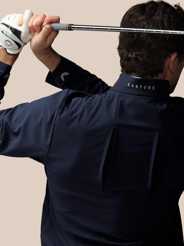 Men's Golf LVS Woven Jacket - Navy