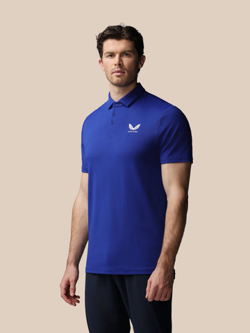 Men's Golf Essential Short Sleeve Polo Top - Blue