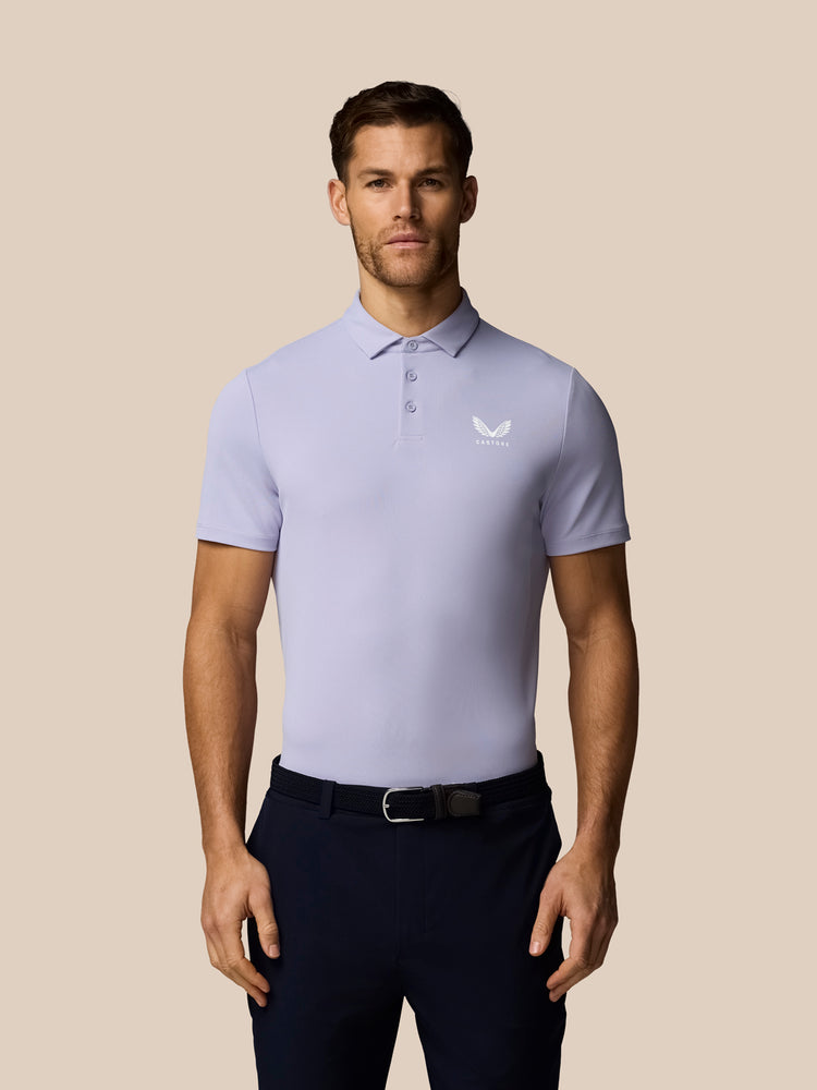 Men's Golf Essential Short Sleeve Polo Top - Lavender