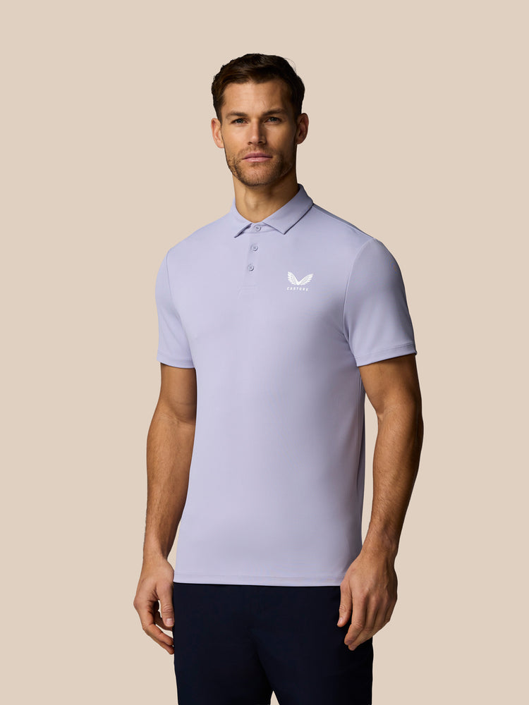 Men's Golf Essential Short Sleeve Polo Top - Lavender