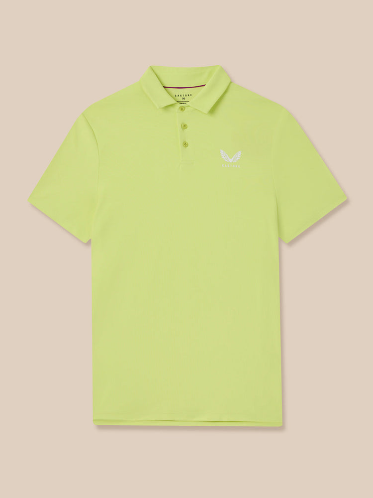 Men's Golf Essential Short Sleeve Polo Top - Lime