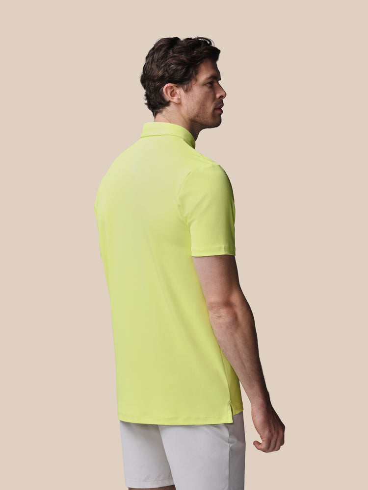 Men's Golf Essential Short Sleeve Polo Top - Lime
