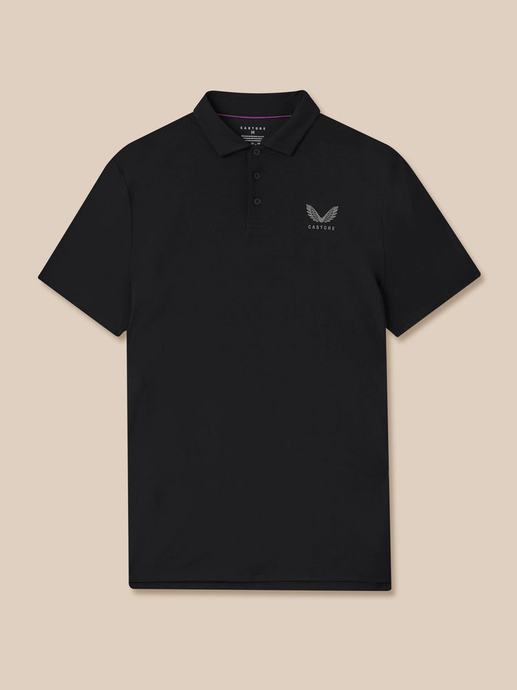 Men's Golf Essential Short Sleeve Polo Top - Black