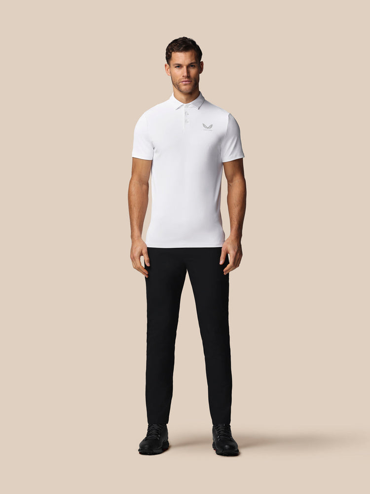 Men's Golf Essential Short Sleeve Polo Top - White