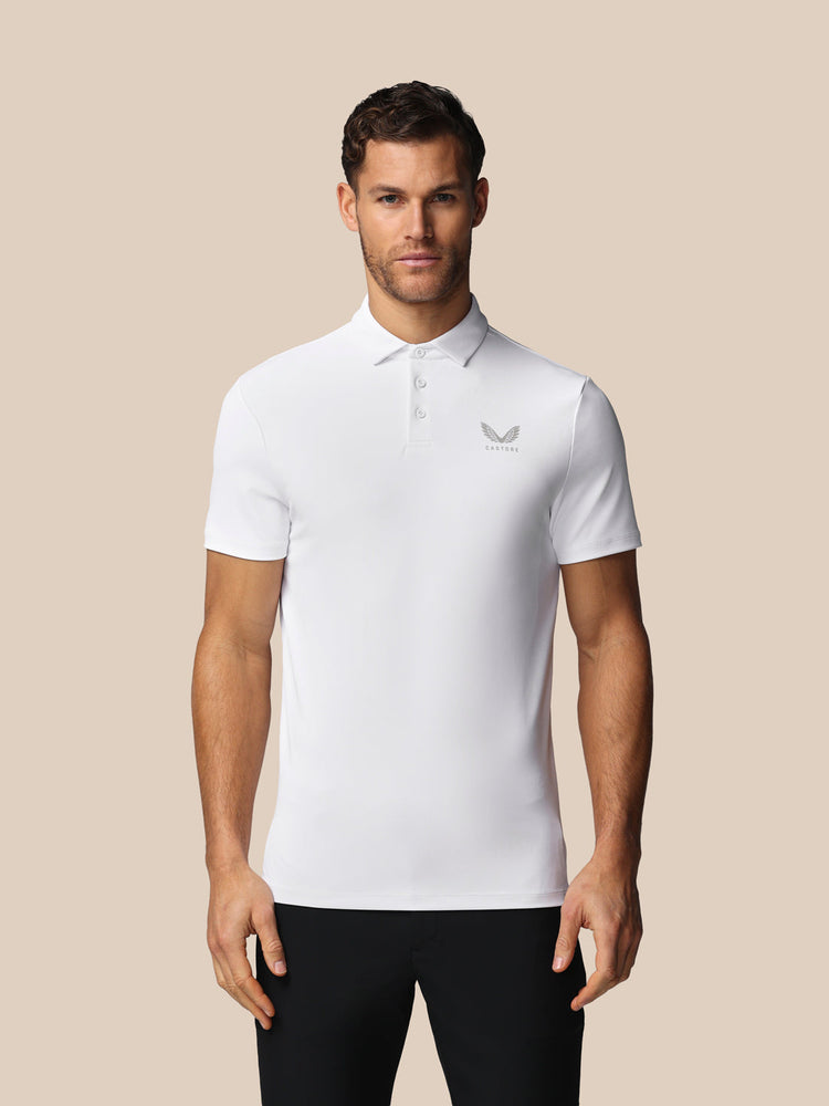 Men's Golf Essential Short Sleeve Polo Top - White