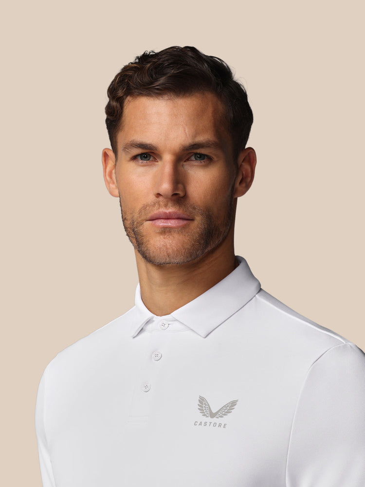 Men's Golf Essential Short Sleeve Polo Top - White