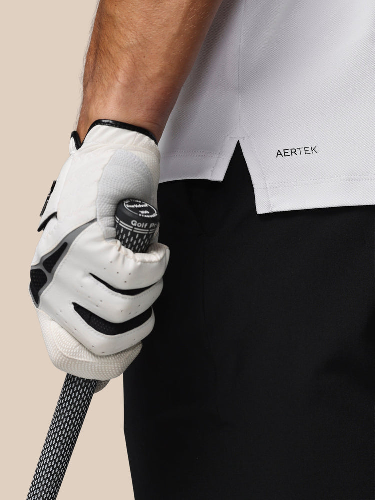 Men's Golf Essential Short Sleeve Polo Top - White