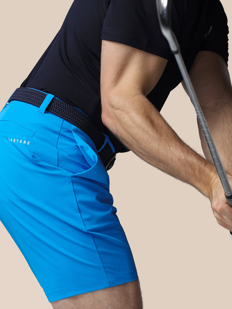 Men's Golf Shorts - Blue