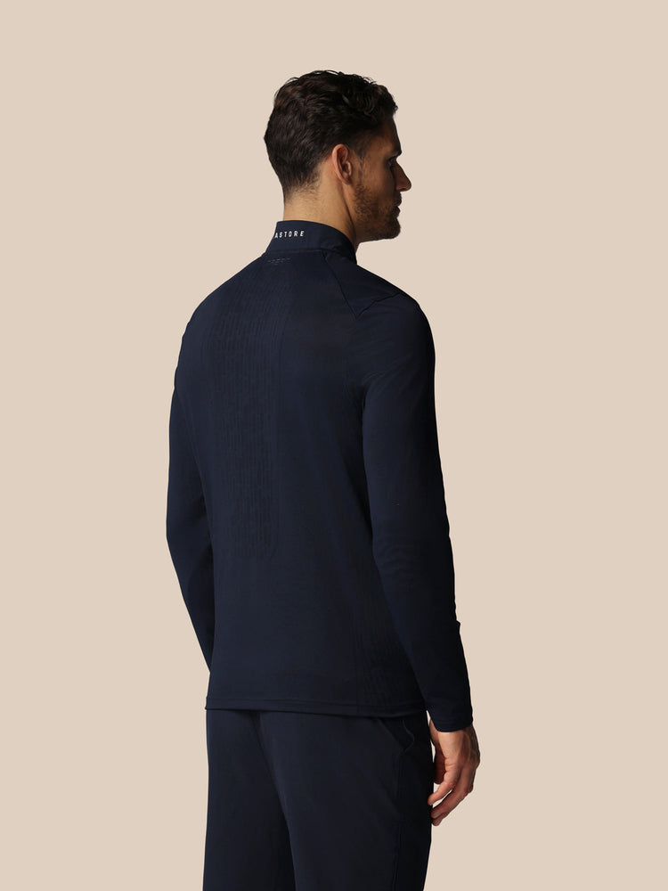 Men's Golf LVS Quarter Zip Long Sleeve Top - Navy