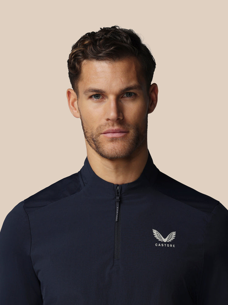 Men's Golf LVS Quarter Zip Long Sleeve Top - Navy