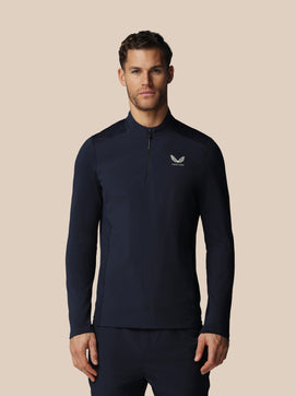 Men's Golf LVS Quarter Zip Long Sleeve Top - Navy