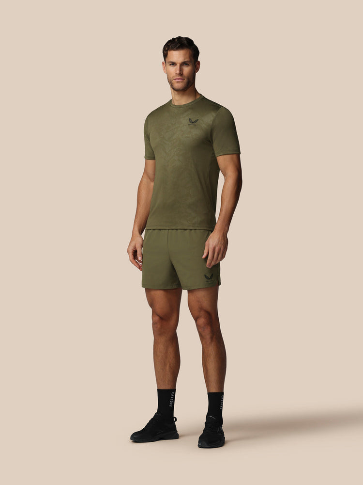 Men's Adapt Training 5 Inch Shorts - Ivy Green