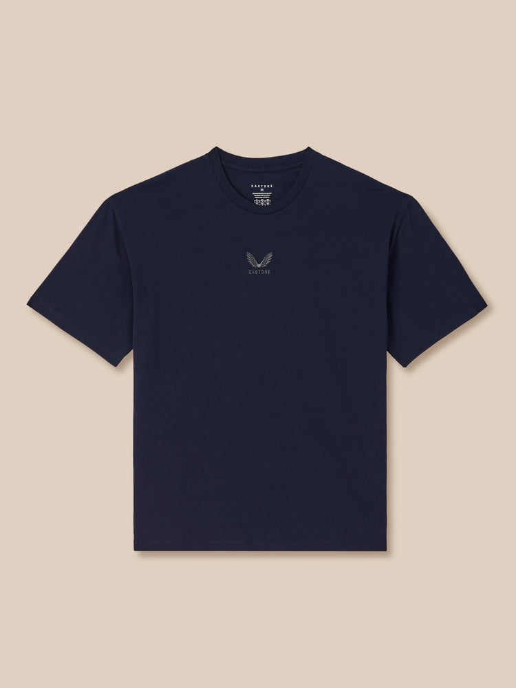 Men's Adapt Cotton Short Sleeve Loose Fit T-Shirt - Navy