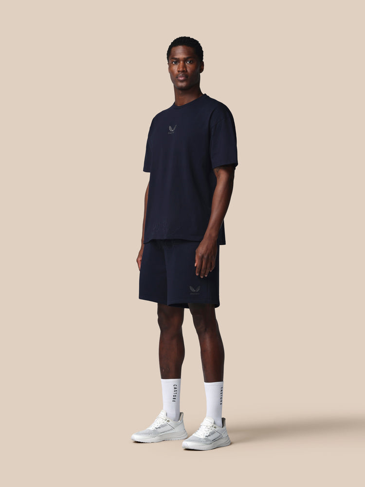 Men's Adapt Cotton Short Sleeve Loose Fit T-Shirt - Navy