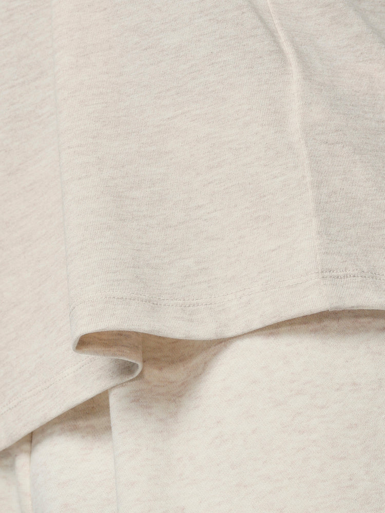 Men's Adapt Cotton Short Sleeve Loose Fit T-Shirt - Oatmeal Marl