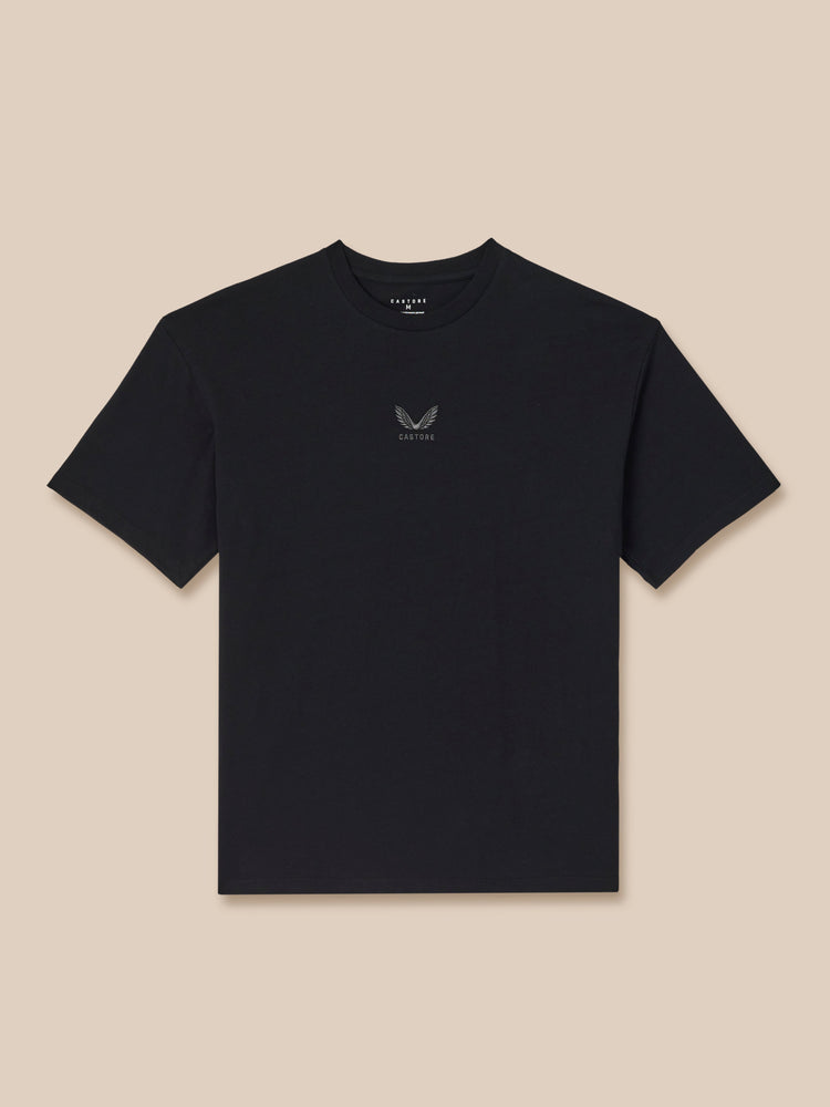 Men's Adapt Cotton Short Sleeve Loose Fit T-Shirt - Black