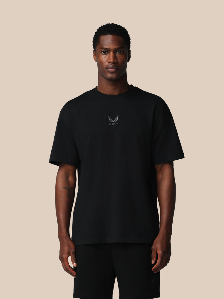 Men's Adapt Cotton Short Sleeve Loose Fit T-Shirt - Black