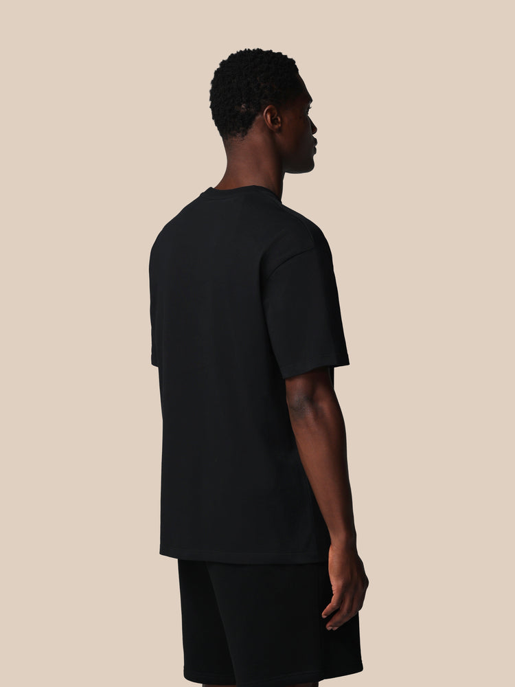 Men's Adapt Cotton Short Sleeve Loose Fit T-Shirt - Black