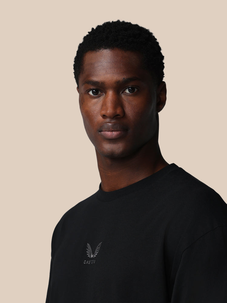Men's Adapt Cotton Short Sleeve Loose Fit T-Shirt - Black