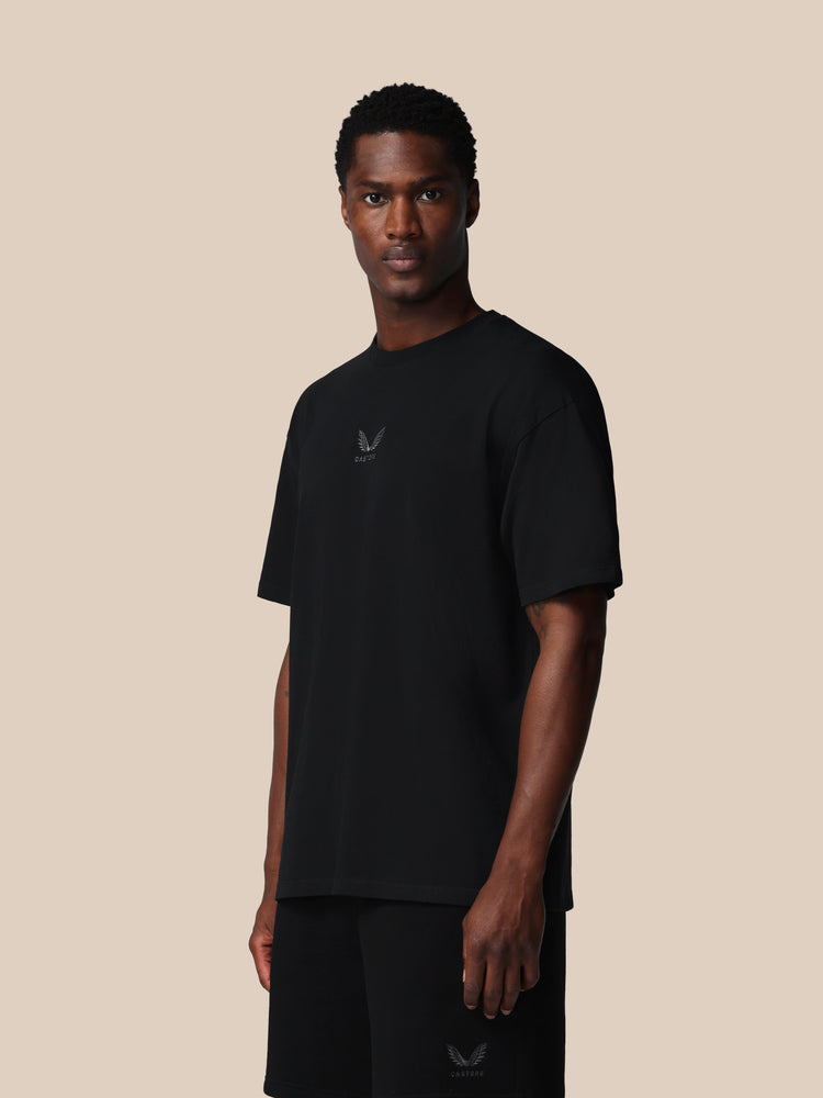 Men's Adapt Cotton Short Sleeve Loose Fit T-Shirt - Black