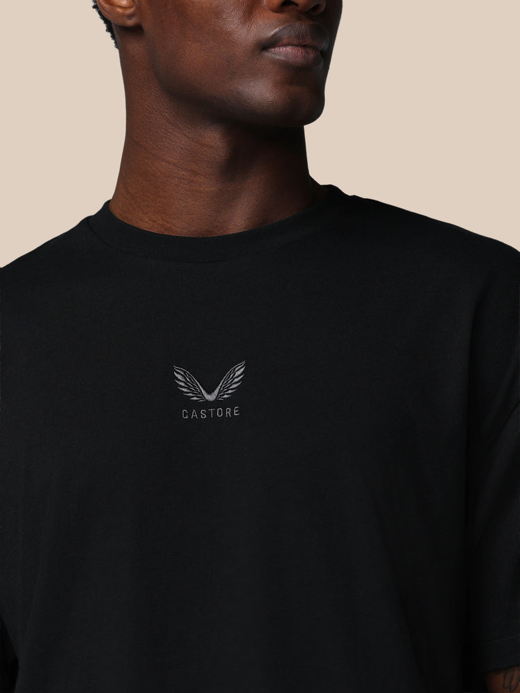 Men's Adapt Cotton Short Sleeve Loose Fit T-Shirt - Black