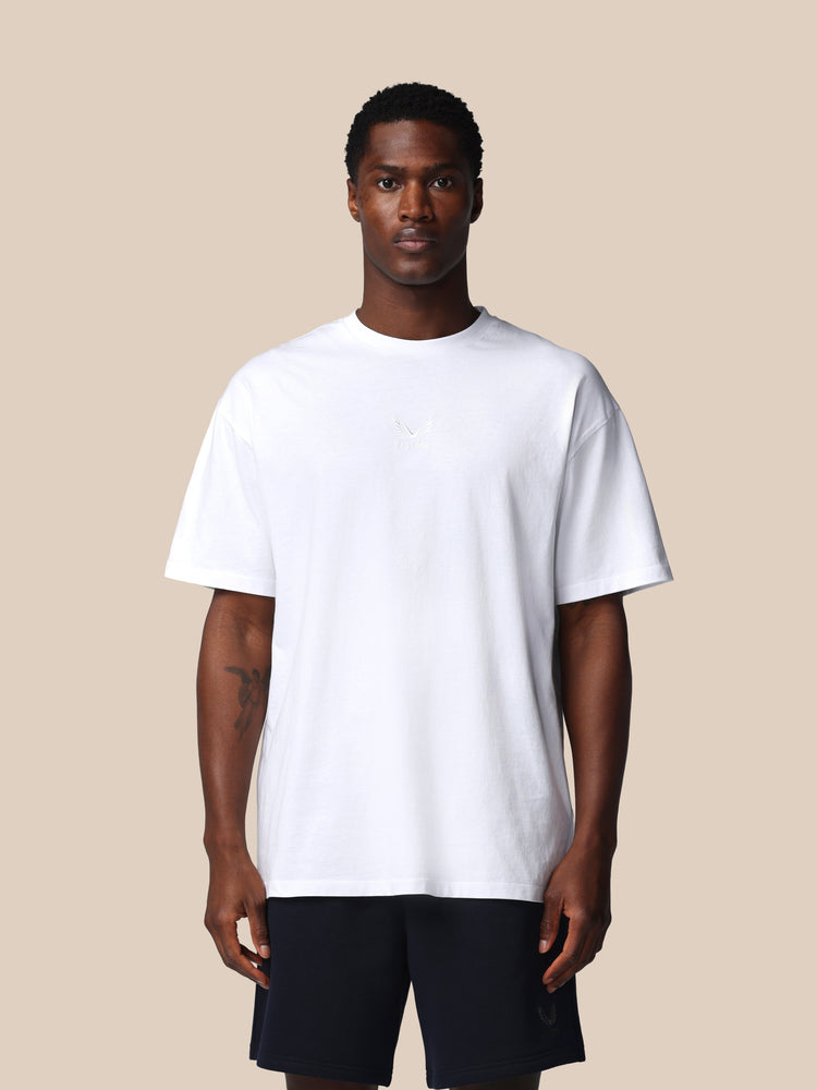 Men's Adapt Cotton Short Sleeve Loose Fit T-Shirt - White