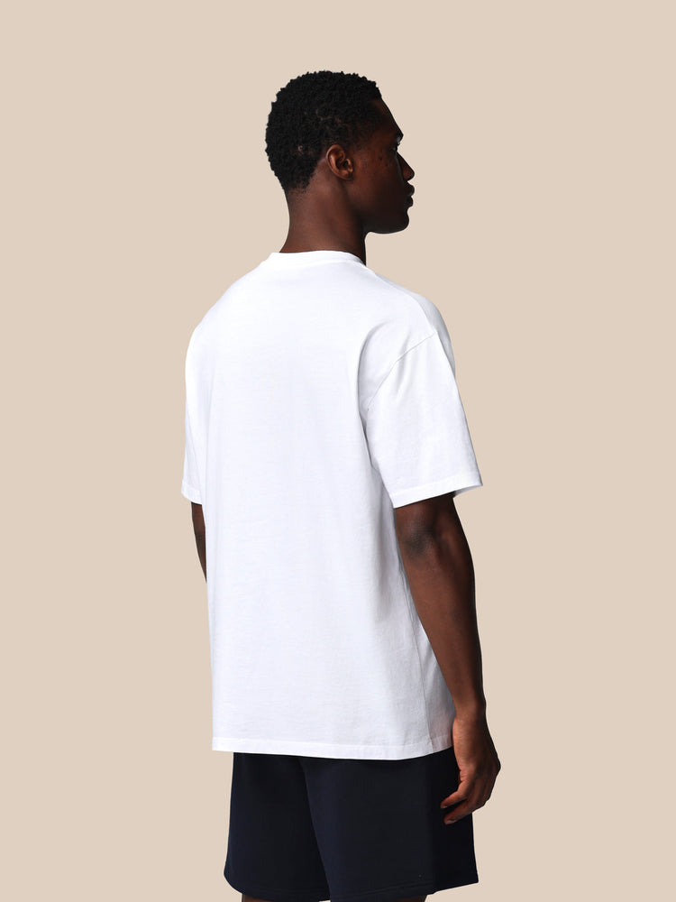 Men's Adapt Cotton Short Sleeve Loose Fit T-Shirt - White