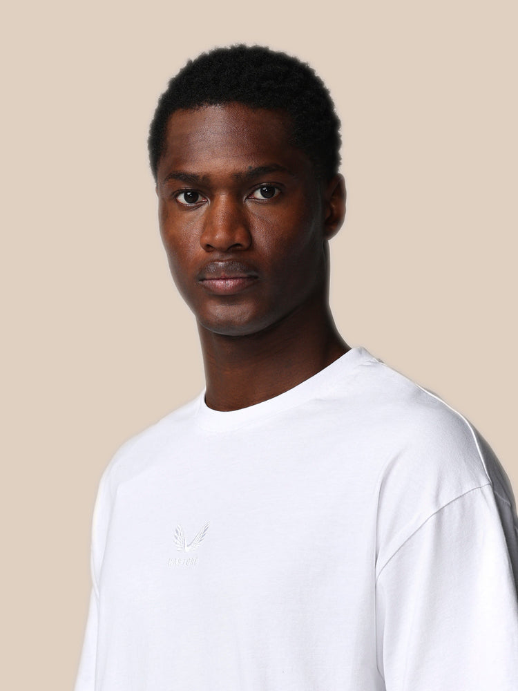 Men's Adapt Cotton Short Sleeve Loose Fit T-Shirt - White
