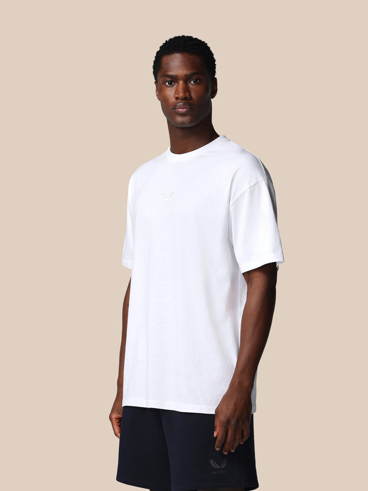 Men's Adapt Cotton Short Sleeve Loose Fit T-Shirt - White