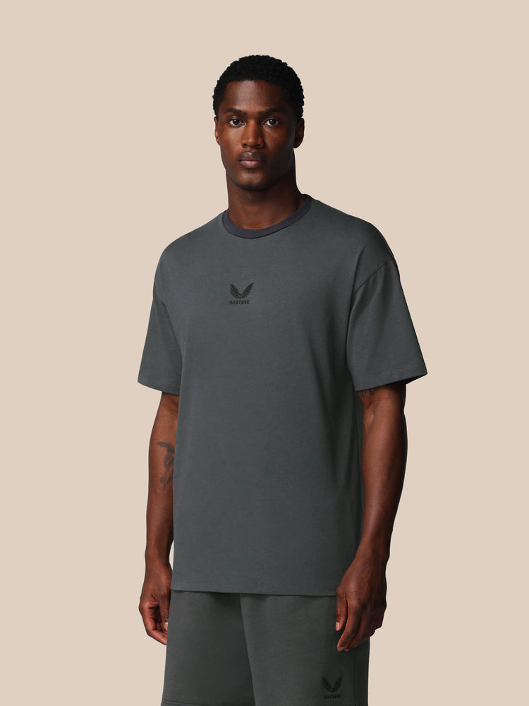 Men's Adapt Cotton Short Sleeve Loose Fit T-Shirt - Gunmetal