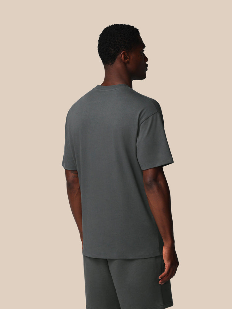 Men's Adapt Cotton Short Sleeve Loose Fit T-Shirt - Gunmetal