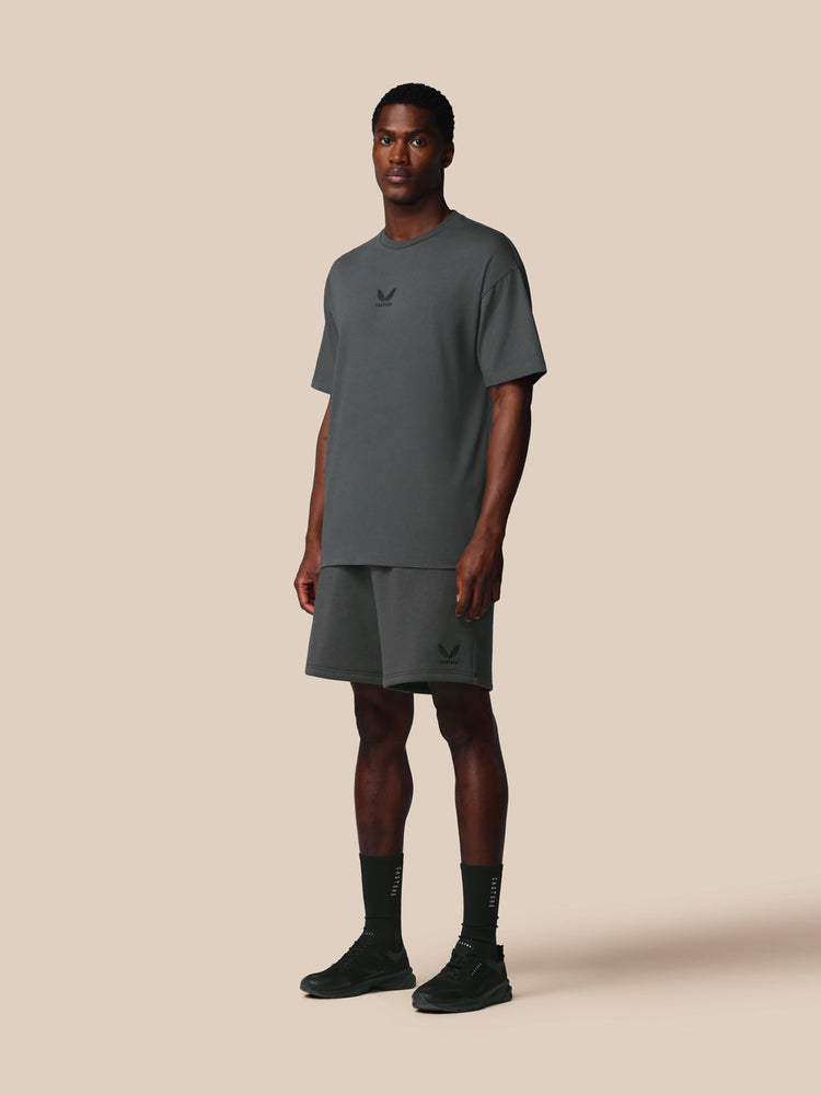 Men's Adapt Cotton Short Sleeve Loose Fit T-Shirt - Gunmetal