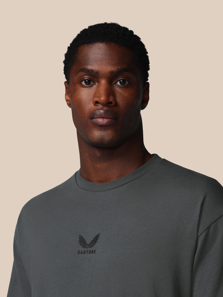 Men's Adapt Cotton Short Sleeve Loose Fit T-Shirt - Gunmetal