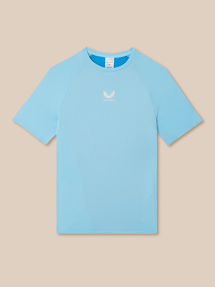 Men's Apex Tennis Short Sleeve T-Shirt - Sky Blue