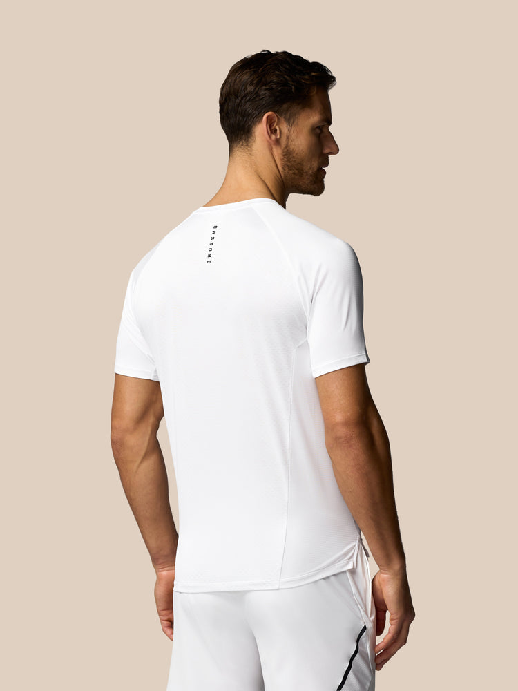 Men's Apex Tennis Short Sleeve T-Shirt - White