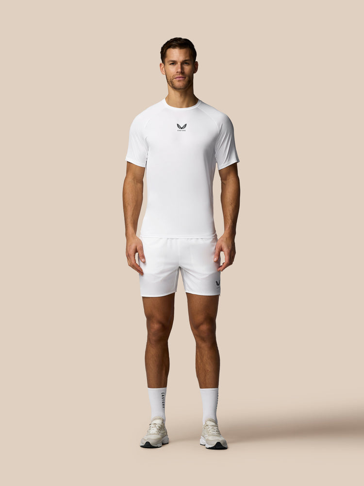 Men's Apex Tennis Short Sleeve T-Shirt - White