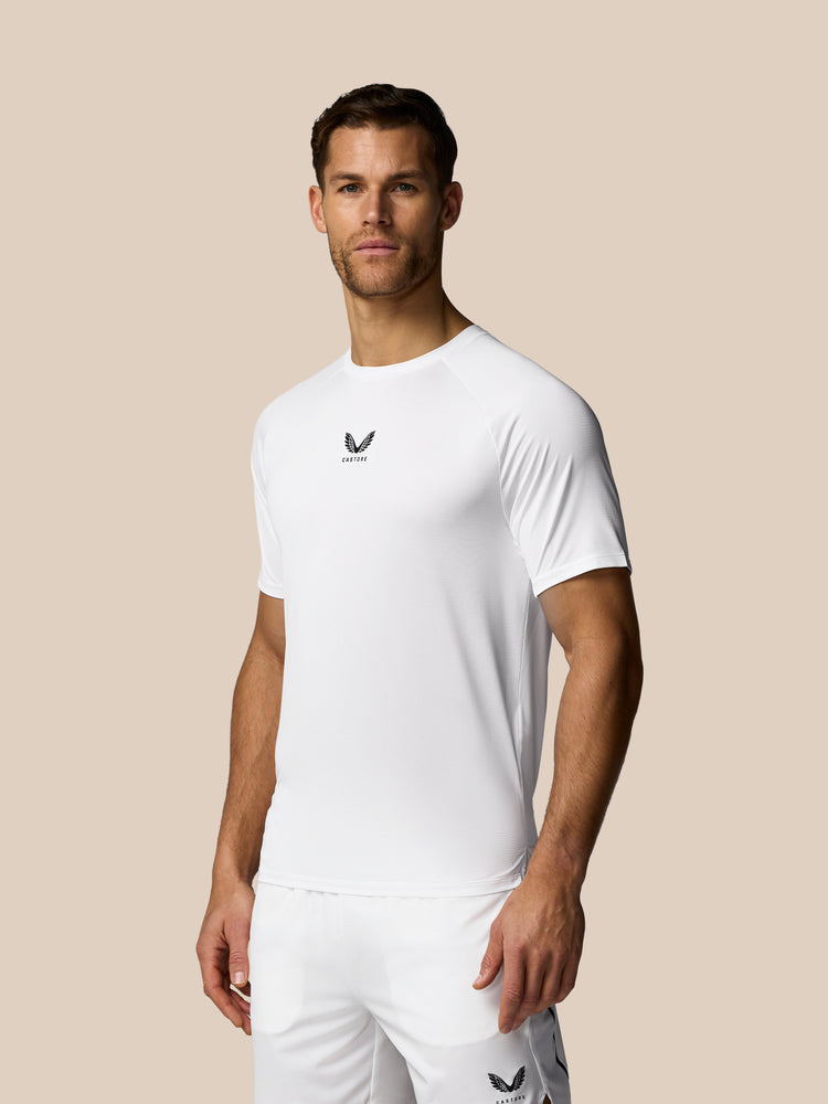Men's Apex Tennis Short Sleeve T-Shirt - White