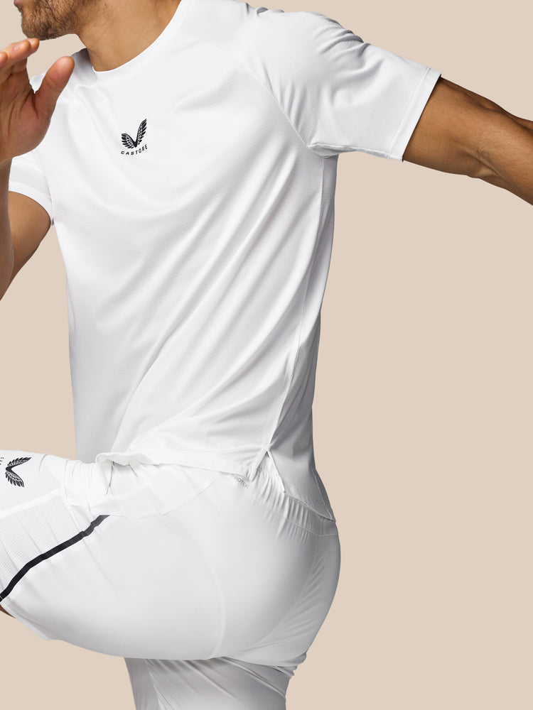Men's Apex Tennis Short Sleeve T-Shirt - White